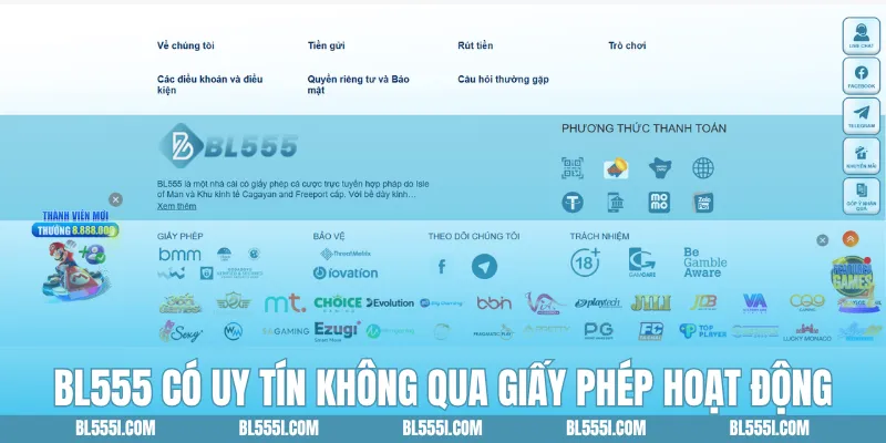 BL555 Có Uy Tín Không? Đánh Giá Chân Thực Cho Người Mới 2 BL555 có uy tín không qua giấy phép hoạt động