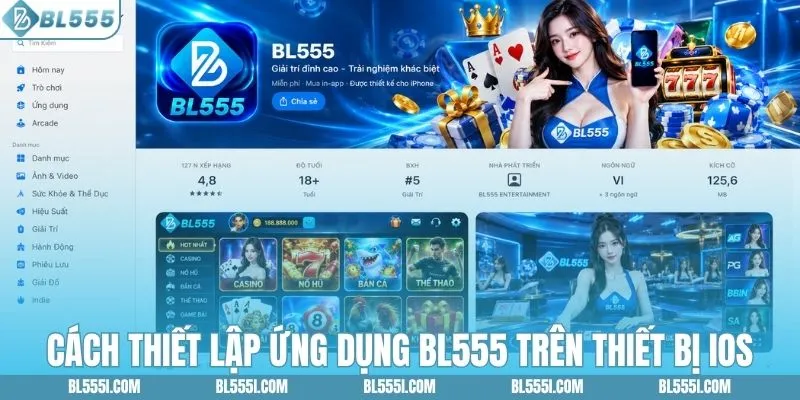 Cách thiết lập ứng dụng BL555 trên thiết bị IOS