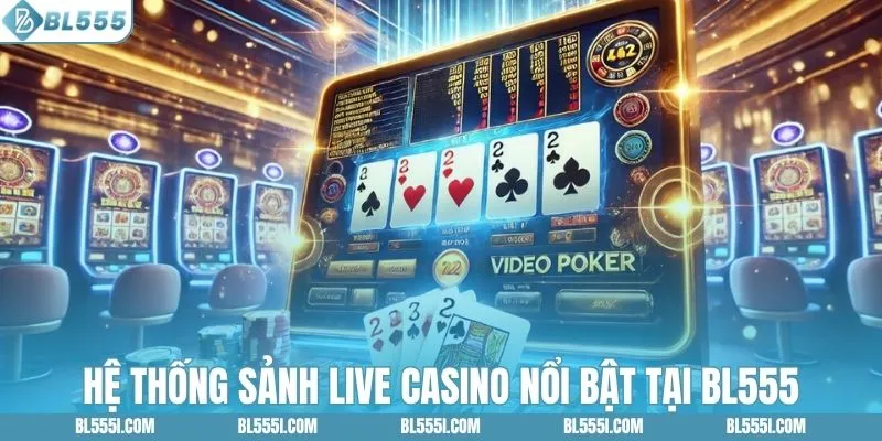 Hệ thống sảnh live casino nổi bật tại BL555