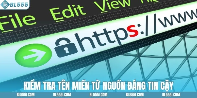 Kiểm tra tên miền từ nguồn đáng tin cậy