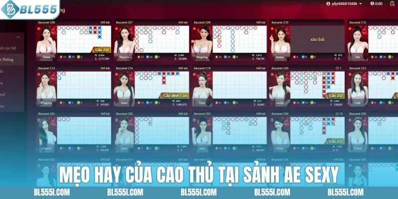 Mẹo hay săn thưởng lớn tại sảnh AE Sexy