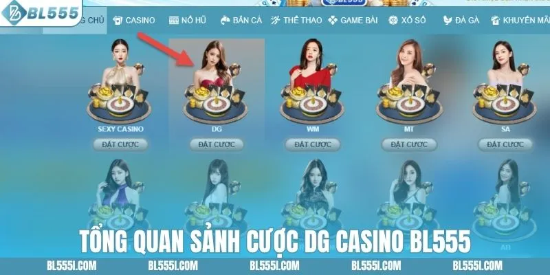 Tổng quan cơ bản sảnh cược DG Casino BL555