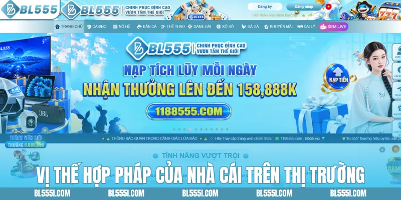 Vị thế hợp pháp của nhà cái trên thị trường